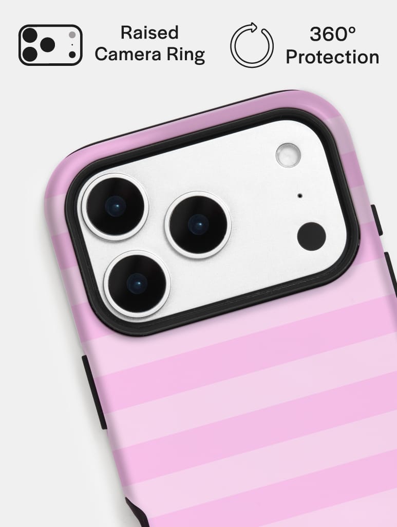 'J' Initial Patterned Pink Ultra Protective iPhone Case Phone Cases Skinnydip London