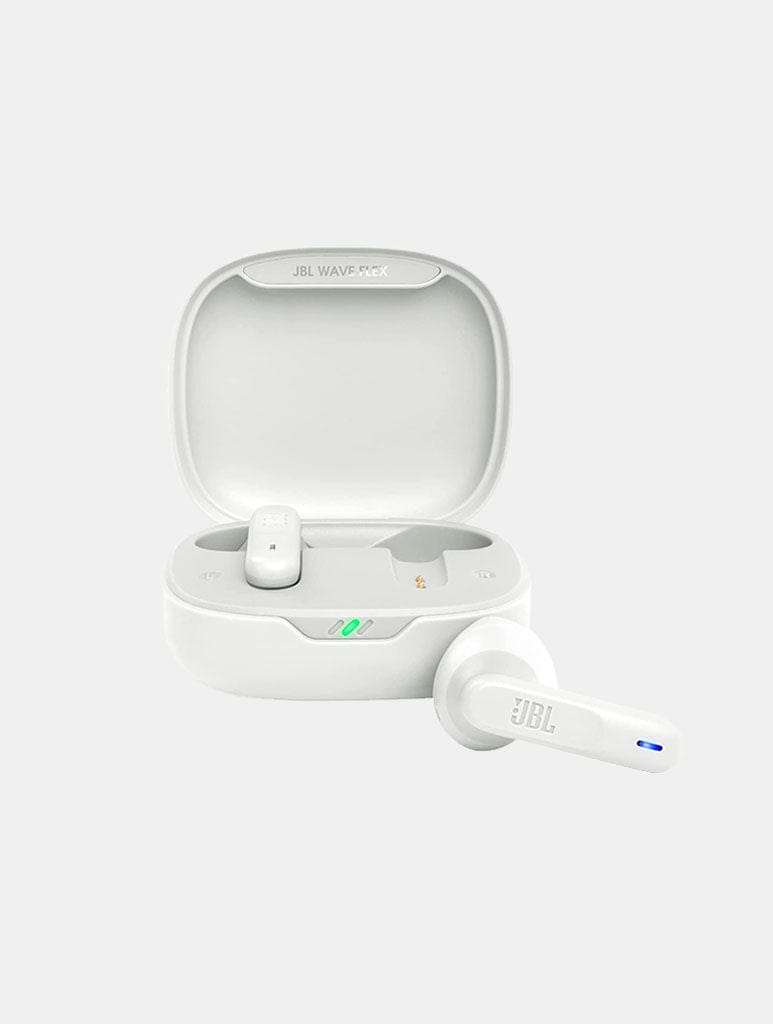JBL Wave Flex Wireless Earbuds - White Earphones & Headphones Skinnydip London