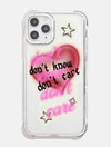 Jess Cheng x Skinnydip Don't Know Don't Care Shock iPhone Case Phone Cases Skinnydip London