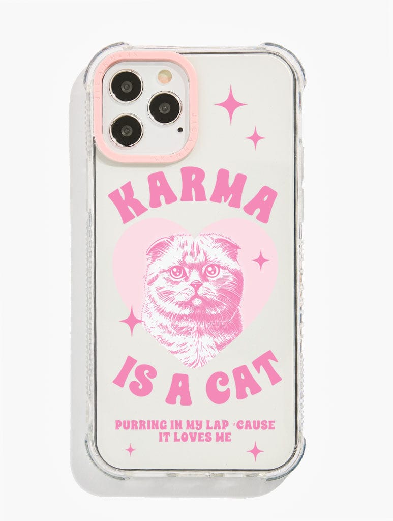 Karma Cat Shock iPhone Case Phone Cases Skinnydip London