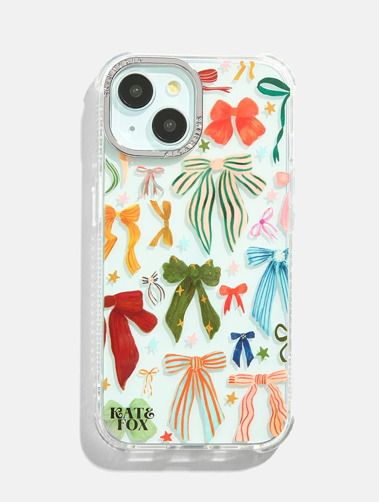 Kate Fox x Skinnydip Bows Holo Shock iPhone Case Phone Cases Skinnydip London
