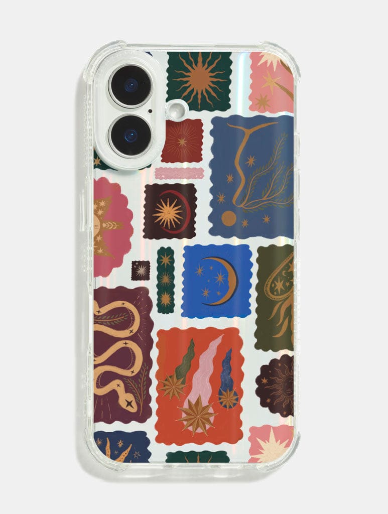 Kate Fox x Skinnydip Christmas Stamps Shock iPhone Case Phone Cases Skinnydip London