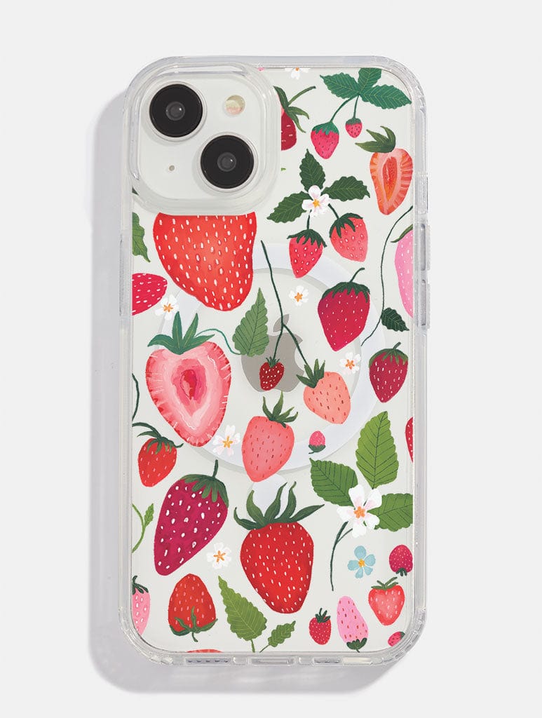 Kate Fox x Skinnydip Strawberries MagSafe iPhone Case Phone Cases Skinnydip London