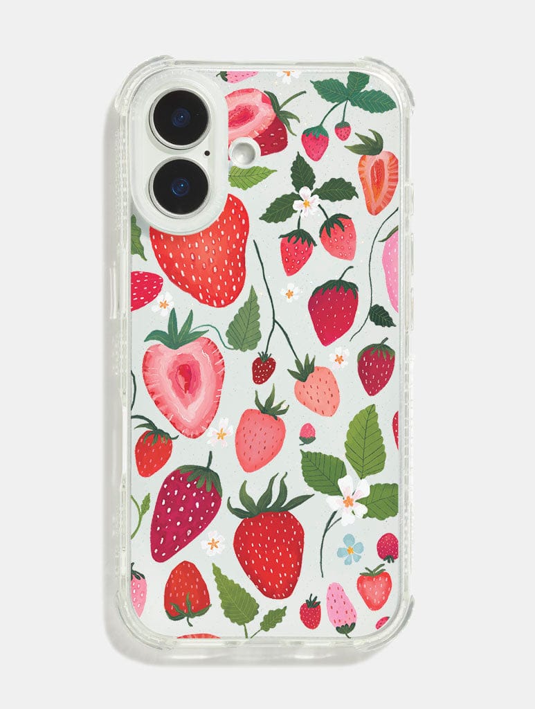 Kate Fox x Skinnydip Strawberries Shock iPhone Case Phone Cases Skinnydip London