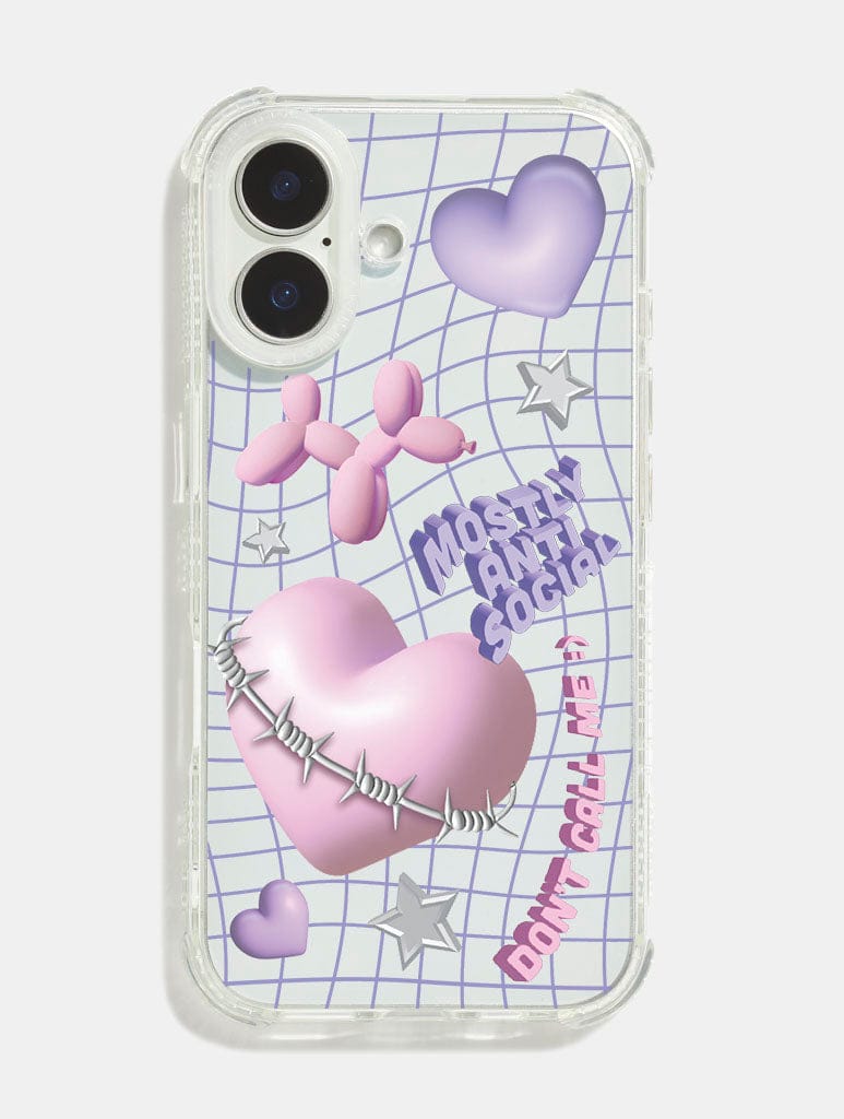 Kathryn Lucy x Skinnydip Antisocial Shock iPhone Case Phone Cases Skinnydip London