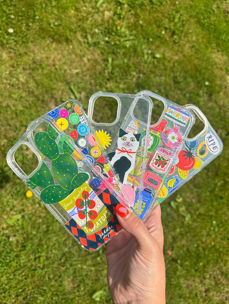 Kerrie Illustrates x Skinnydip Vintage Tins Shock iPhone Case Phone Cases Skinnydip London