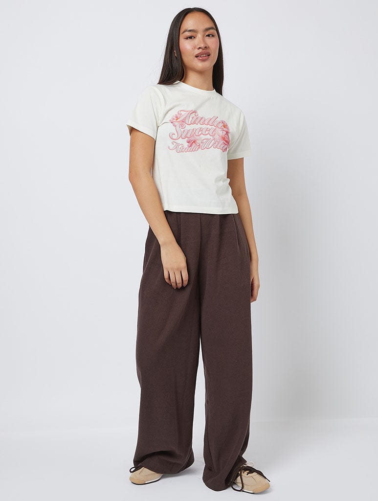 Kinda Sweet Kinda Wild Baby Tee Tops & T-Shirts Skinnydip London