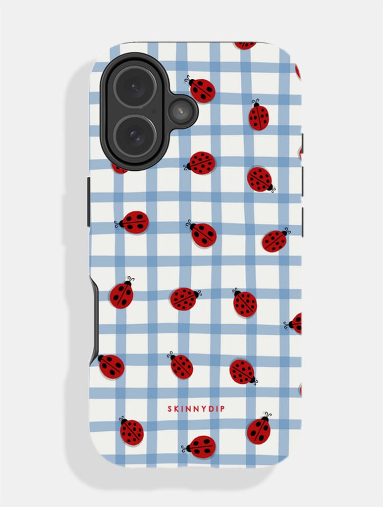 Ladybird Blue Gingham Repeat Ultra Protective iPhone Case Phone Cases Skinnydip London