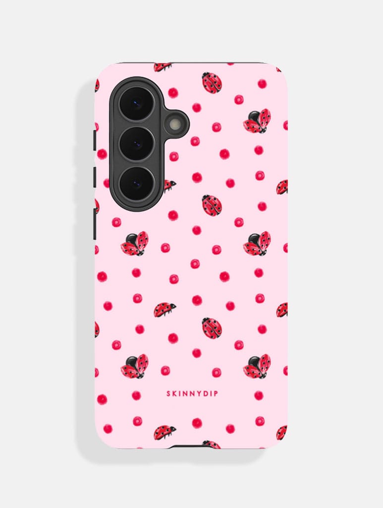 Ladybird Red and Pink Polka Dot Ultra Protective Samsung Case Phone Cases Skinnydip London