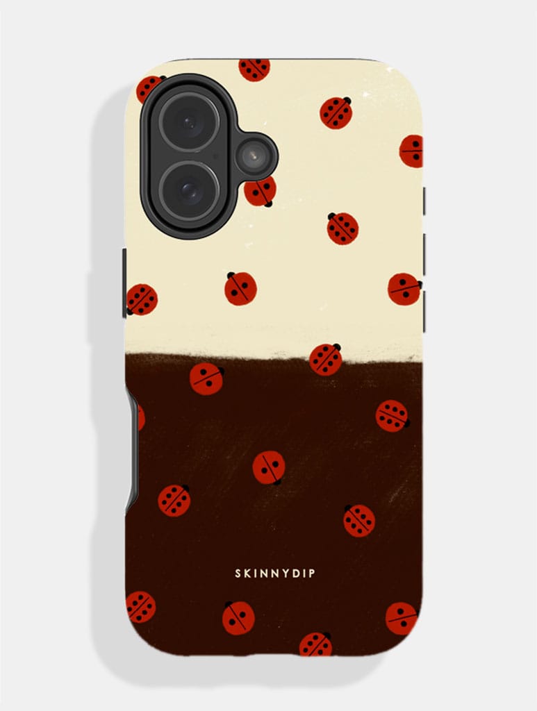 Ladybird Two Tone Buttermilk and Chocolate Ultra Protective iPhone Case Phone Cases Skinnydip London