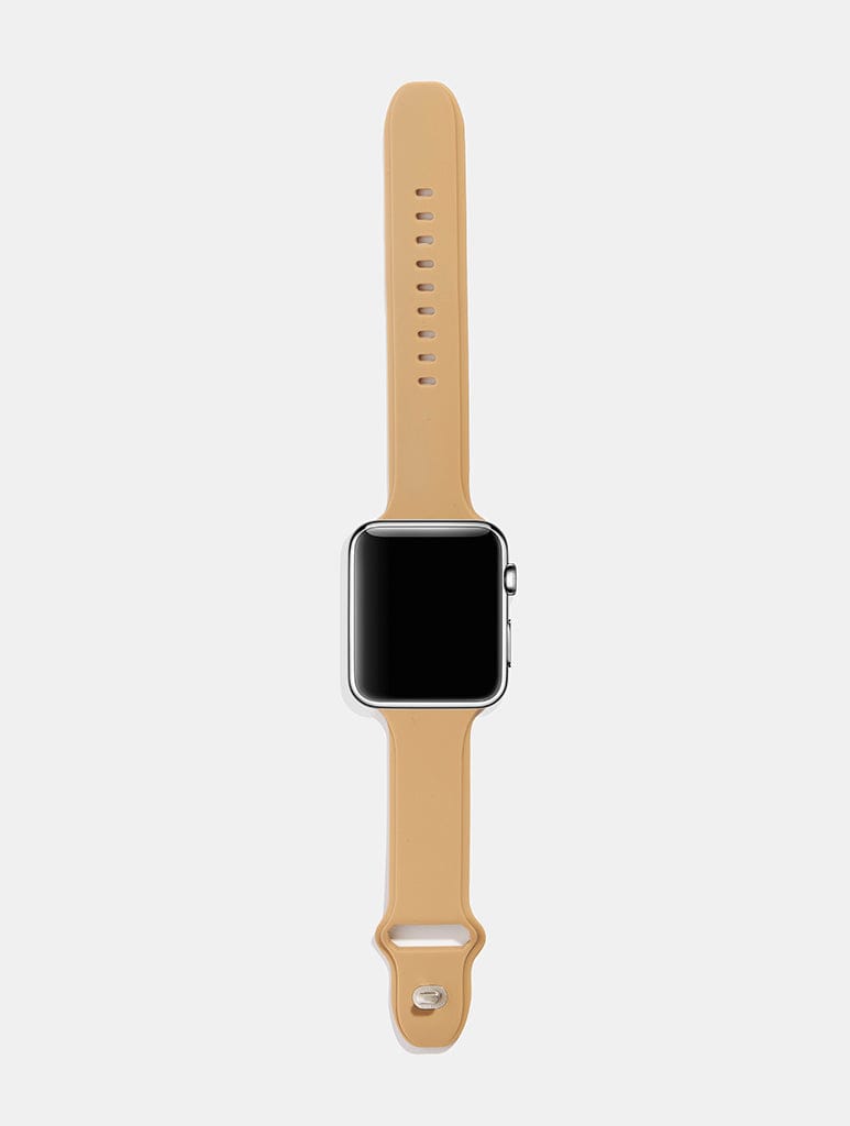 Latte Silicone Apple Watch Strap Watch Straps Skinnydip London