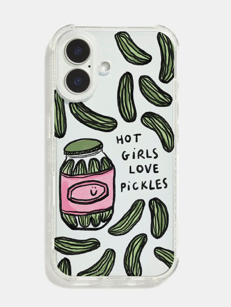 Lauren Emmett x Skinnydip Hot Girls Love Pickles Shock iPhone Case Phone Cases Skinnydip London