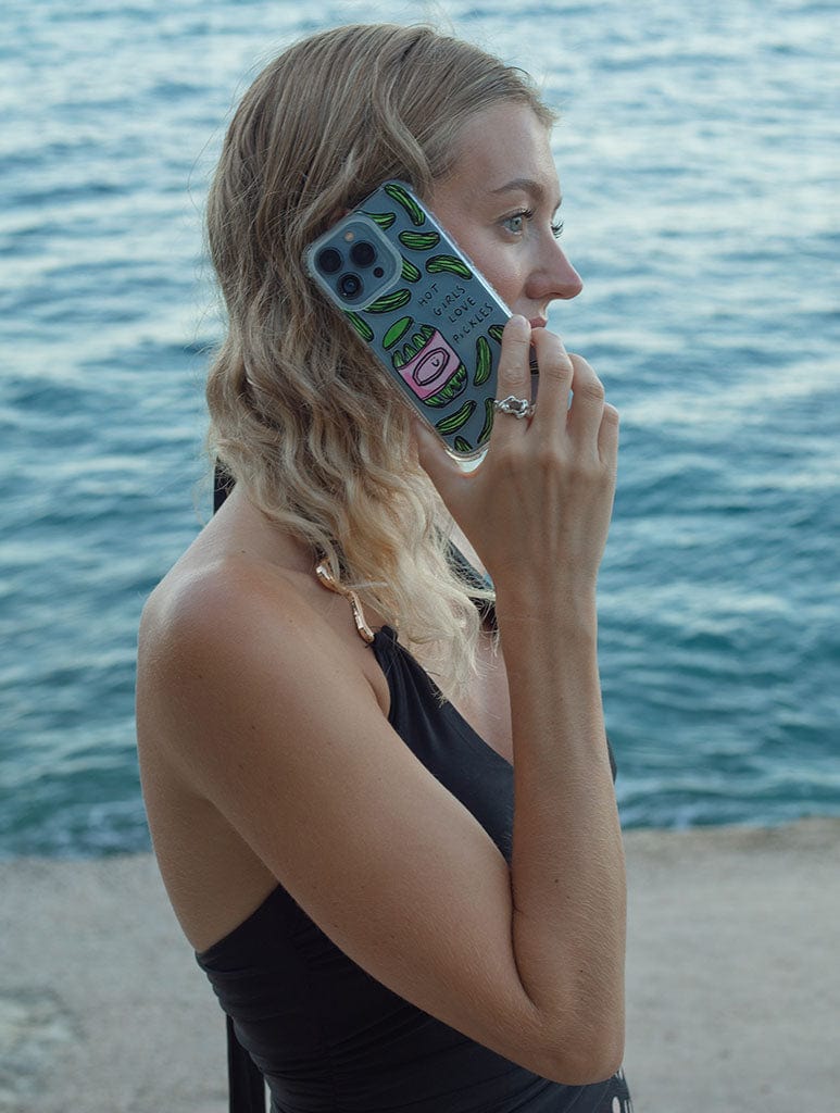Lauren Emmett x Skinnydip Hot Girls Love Pickles Shock iPhone Case Phone Cases Skinnydip London