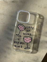 Lauren Emmett x Skinnydip Lots Of Wine Shock iPhone Case Phone Cases Skinnydip London
