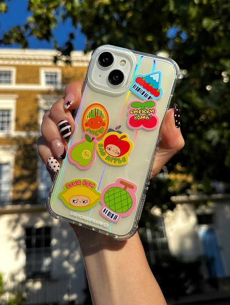 Lazy Cherry Club x Skinnydip Fruit Sticker Shock iPhone Case Phone Cases Skinnydip London