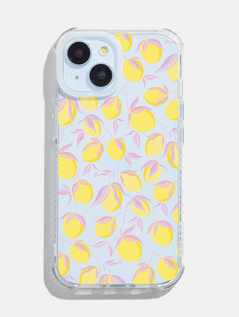 Lemons Lilac Shock iPhone Case Phone Cases Skinnydip London