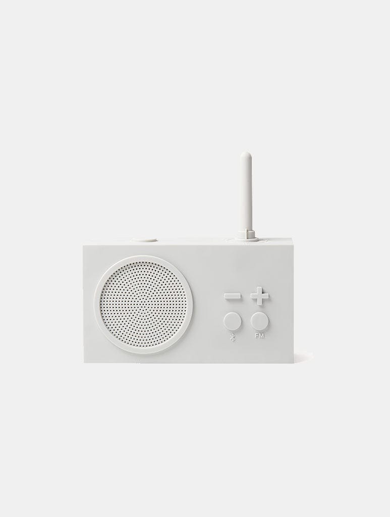 Lexon Tykho 3 Radio and Bluetooth Speaker - White Speakers Lexon