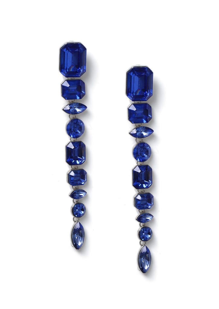 Liars & Lovers Blue Stone Drop Earrings Jewellery Liars & Lovers