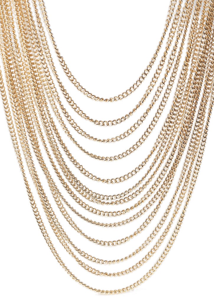 Liars & Lovers Chain Multirow Necklace Jewellery Liars & Lovers