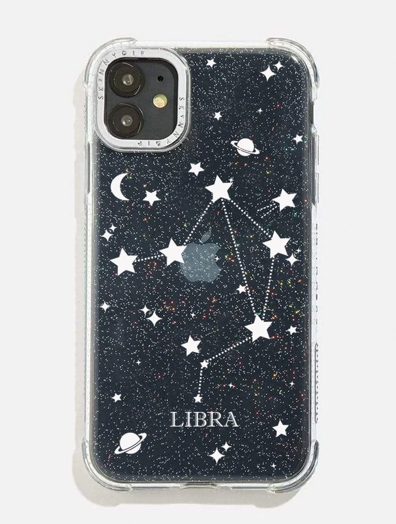 Libra Celestial Zodiac Glitter Shock iPhone Case Phone Cases Skinnydip London