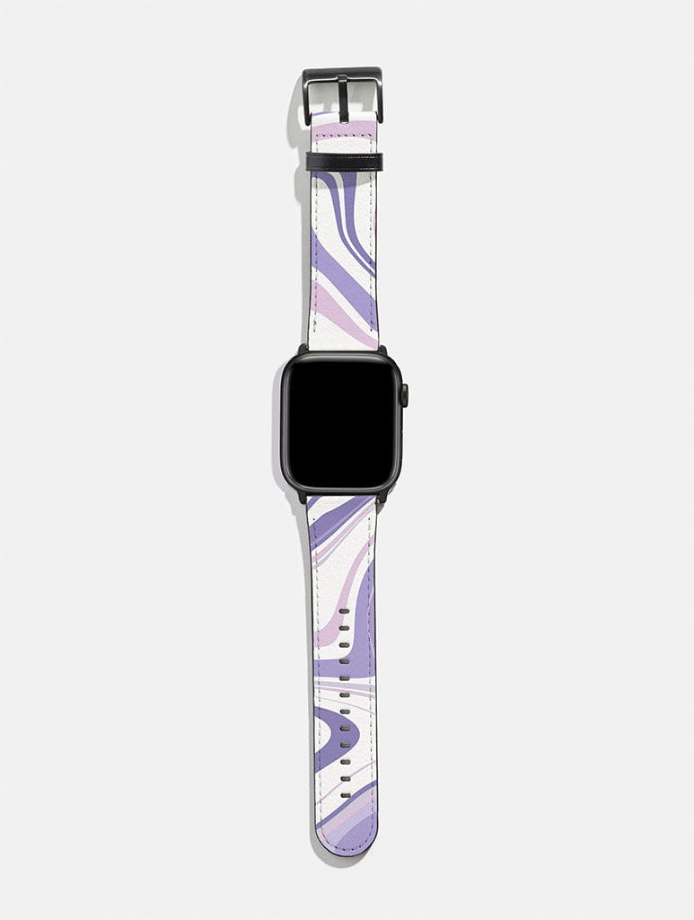 Lilac Swirl Apple Watch Strap Watch Straps Skinnydip London