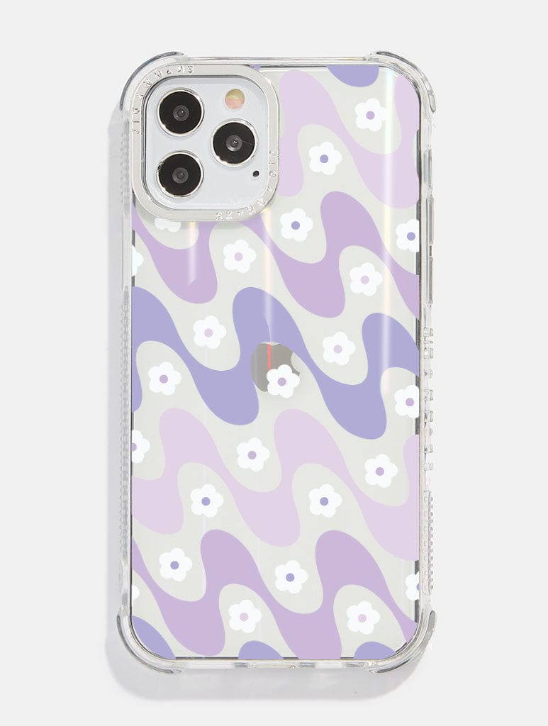 Lilac Wiggle Shock iPhone Case Phone Cases Skinnydip London