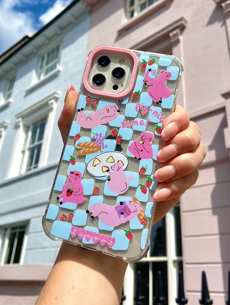 Limpet x Skinnydip Time for a Pig-nic! Shock iPhone Case Phone Cases Skinnydip London