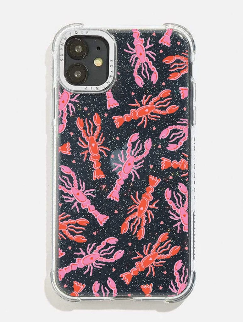 Lobster Love Glitter Shock iPhone Case Phone Cases Skinnydip London