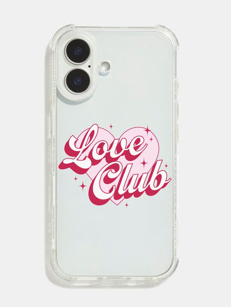 Love Club Shock iPhone Case Phone Cases Skinnydip London