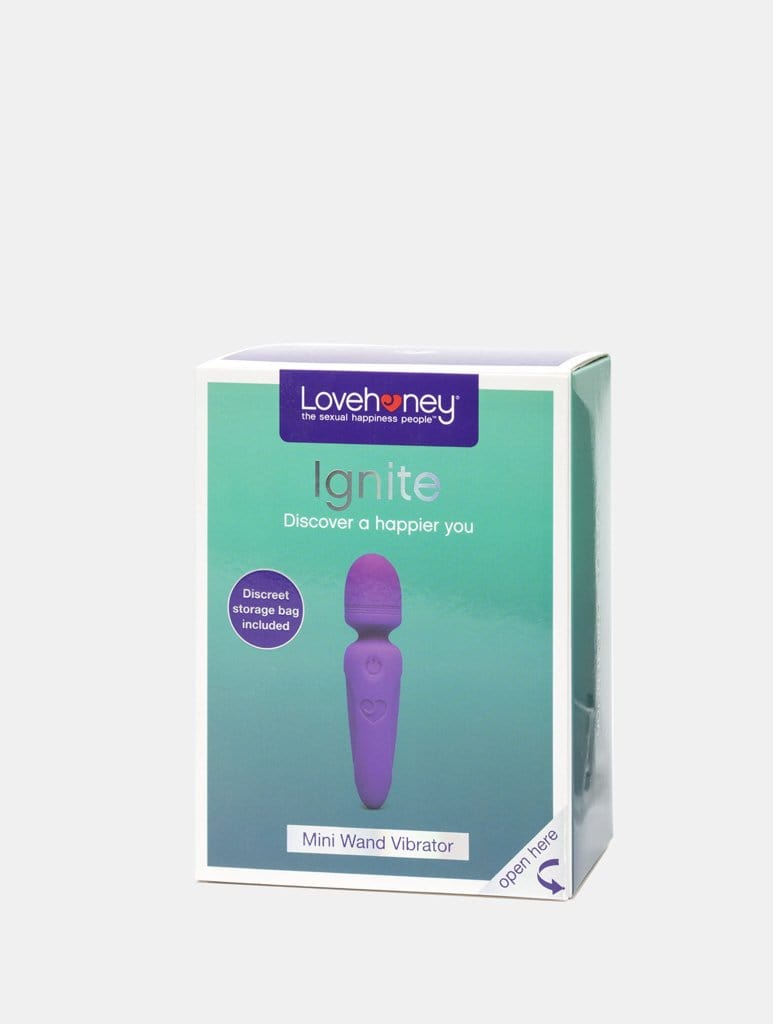 Lovehoney Ignite Rechargeable Wand Vibrator Purple Sexual Pleasure Lovehoney