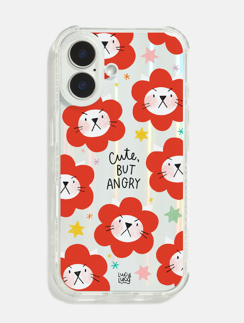 Lucy Lucy Designs x Skinnydip Cute But Angry Shock iPhone Case Phone Cases Skinnydip London