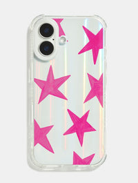 Maïa Faddoul x Skinnydip Pink Stars Shock iPhone Case Phone Cases Skinnydip London