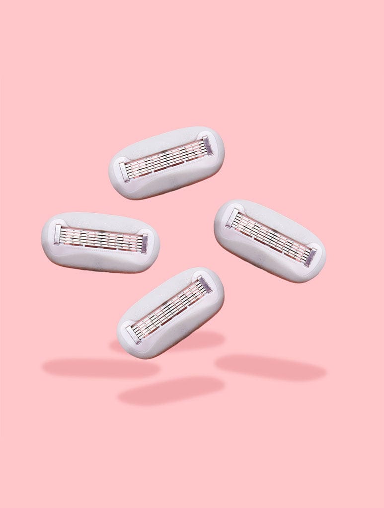 Mallows Razor Refills x4 Body Care Mallows Beauty