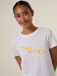 Marry You Baby T-Shirt In White Tops & T-Shirts Skinnydip London