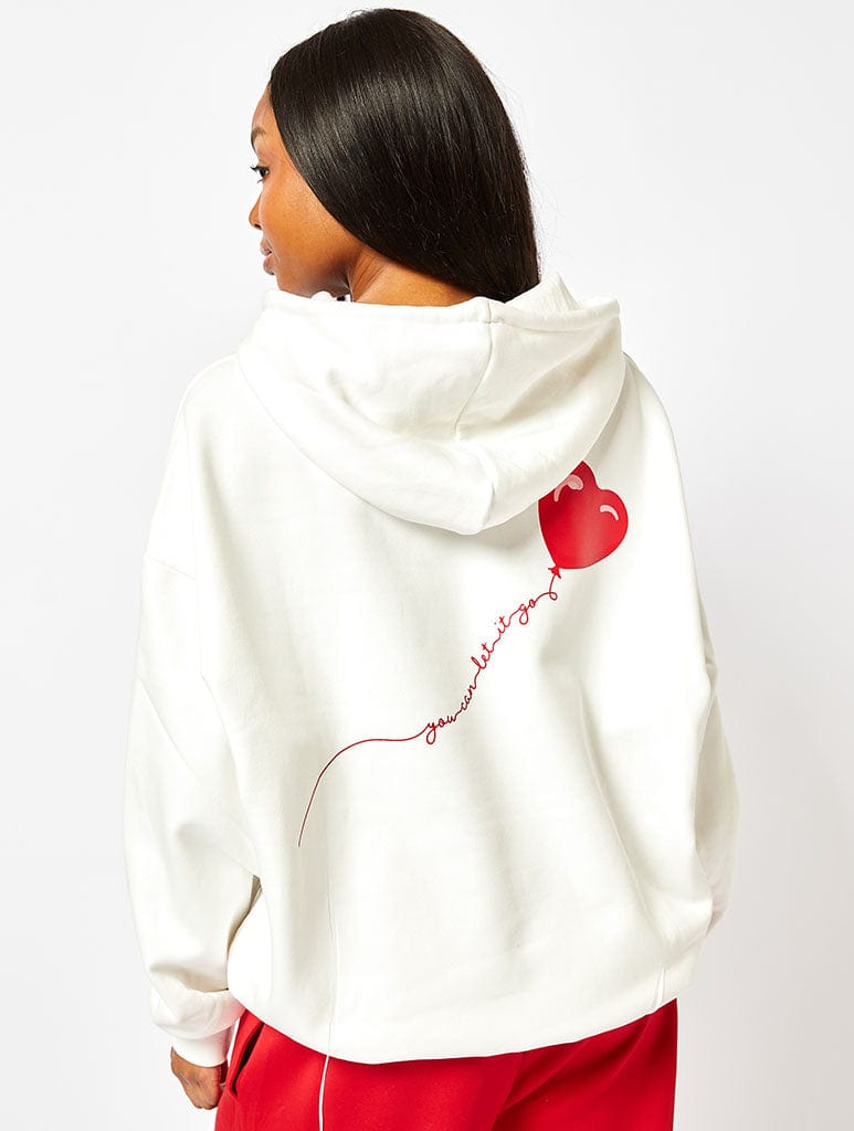 Matilda Hoodie in White Hoodies & Sweatshirts Skinnydip London