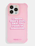 Mean Girls x Skinnydip Rules of Feminism Shock iPhone Case Phone Cases Skinnydip London