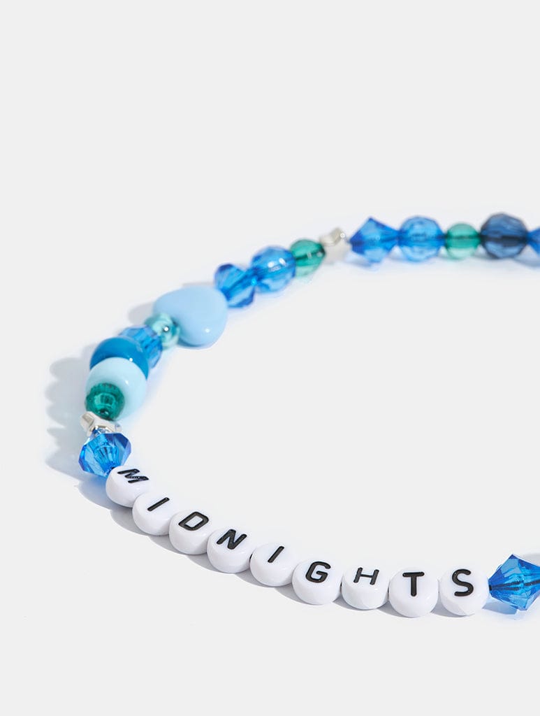 Midnights Blue Beaded Phone Strap Swiftie Presents Skinnydip London