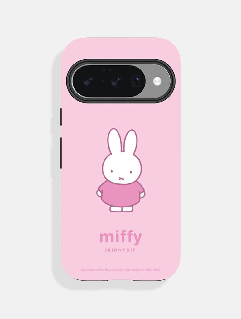 Miffy Pink Standing Ultra Protective Google Pixel Case Phone Cases Skinnydip London