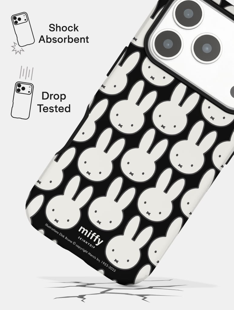 Miffy Repeat Ultra Protective iPhone Case Phone Cases Skinnydip London