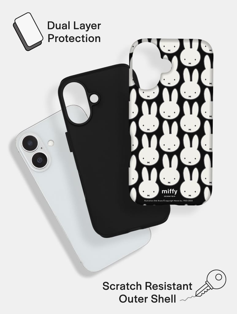 Miffy Repeat Ultra Protective iPhone Case Phone Cases Skinnydip London