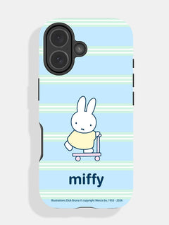 Miffy Scooter Stripe Ultra Protective iPhone Case Phone Cases Skinnydip London