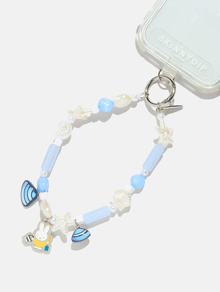 Miffy x Skinnydip Beachy Beaded Charm Phone Grips Skinnydip London