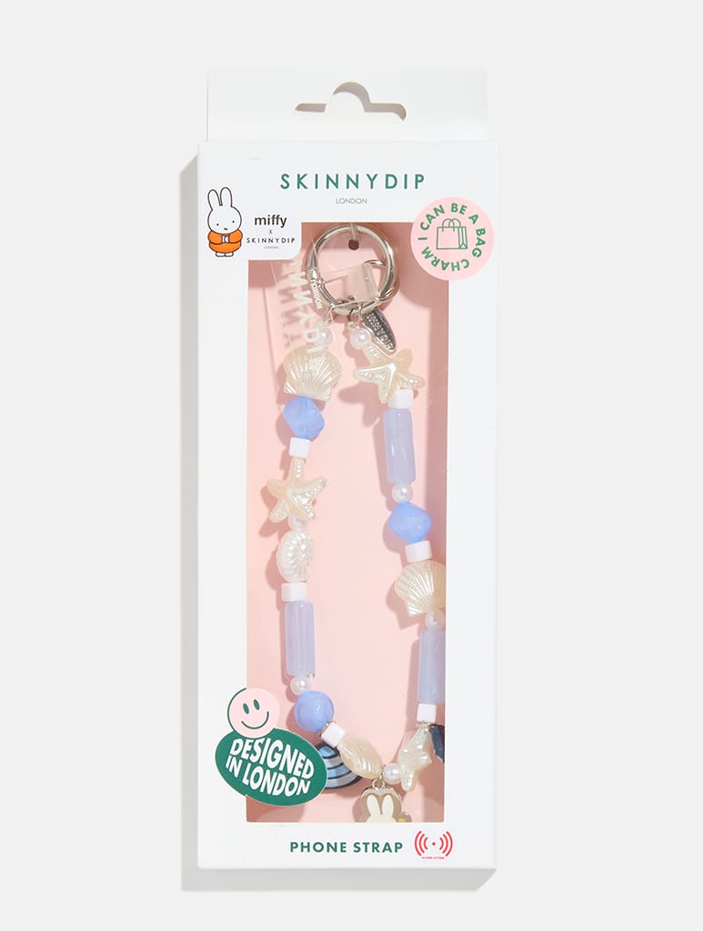 Miffy x Skinnydip Beachy Beaded Charm Phone Grips Skinnydip London