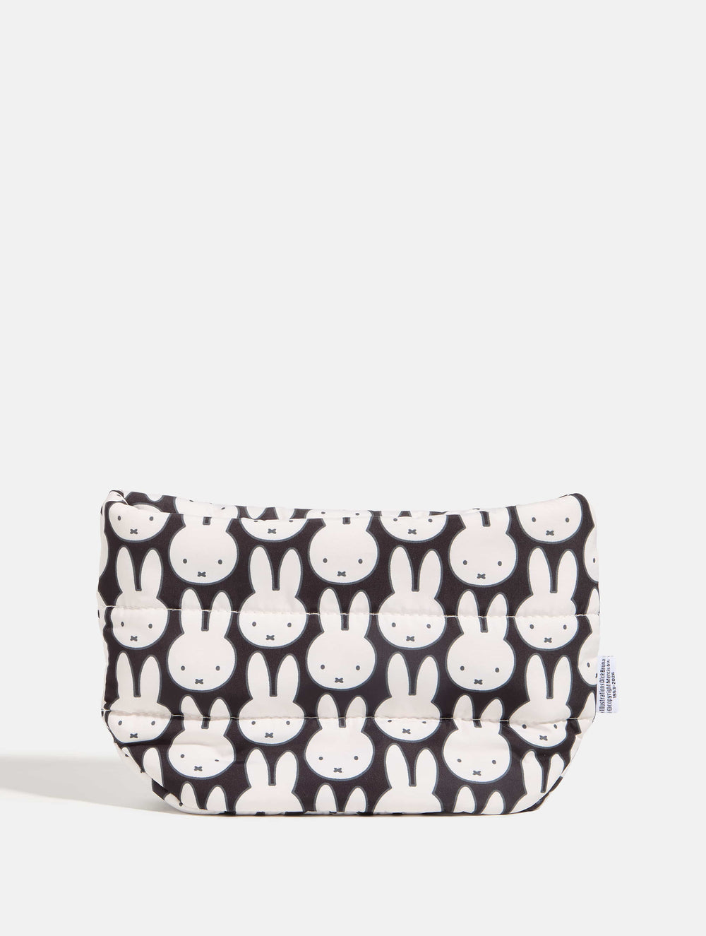Miffy x Skinnydip Black Repeat Pillow Pouch Makeup Bags & Wash Bags Skinnydip London