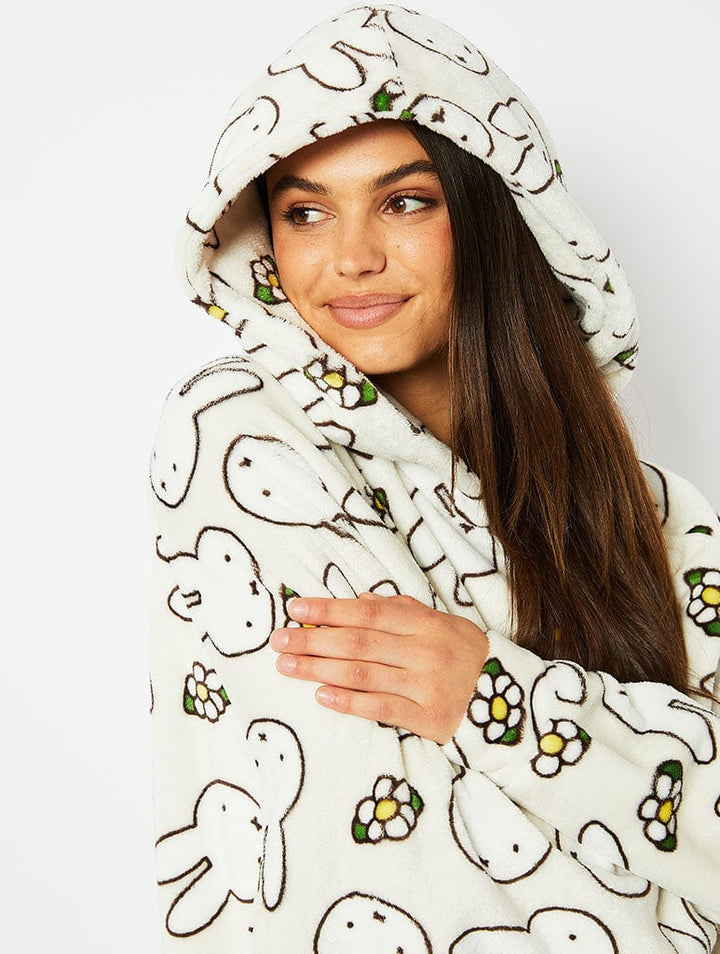 Miffy x Skinnydip Blanket Hoodie Hooded Blanket Skinnydip London
