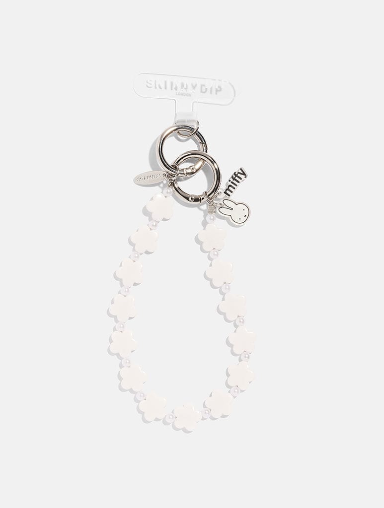Miffy x Skinnydip Blossom Beaded Charm Phone Grips Skinnydip London