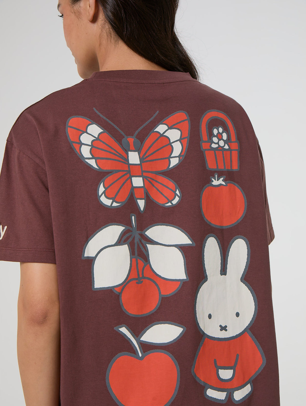 Miffy x Skinnydip Brown Nature T-Shirt Tops & T-Shirts Skinnydip London