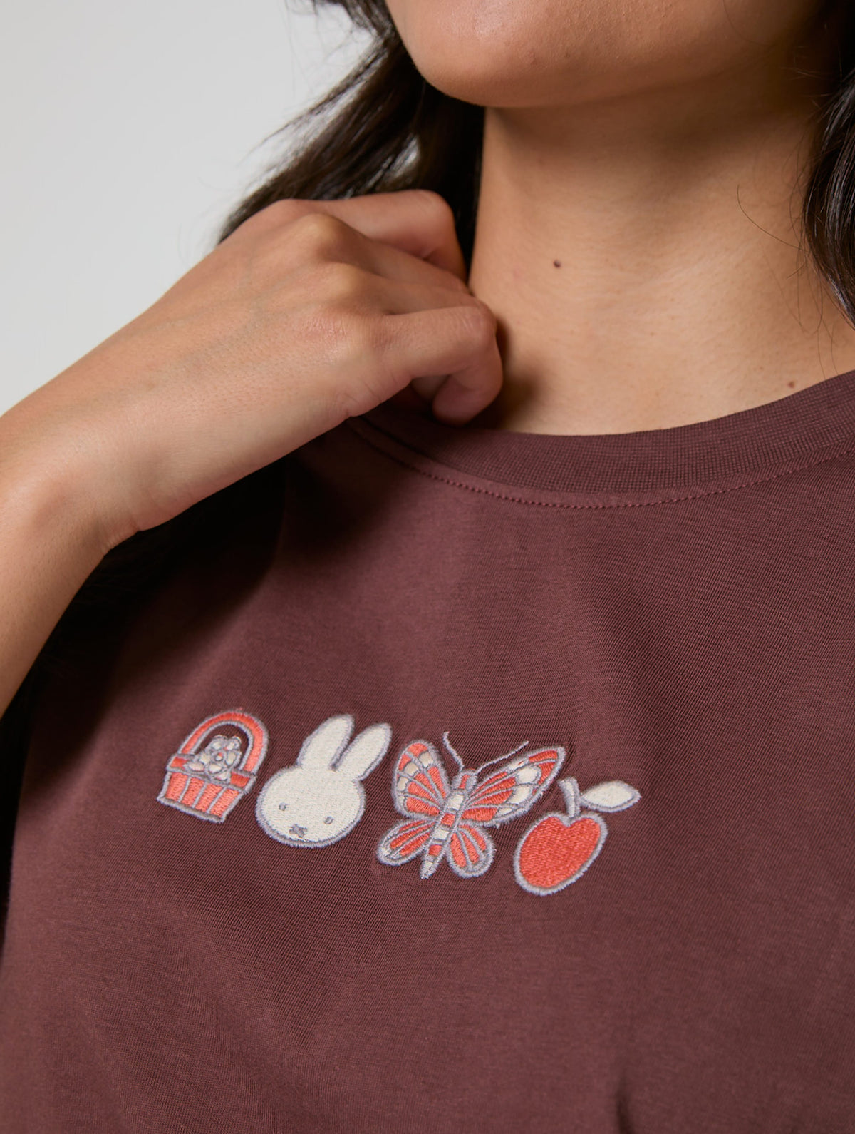 Miffy x Skinnydip Brown Nature T-Shirt Tops & T-Shirts Skinnydip London