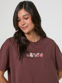 Miffy x Skinnydip Brown Nature T-Shirt Tops & T-Shirts Skinnydip London