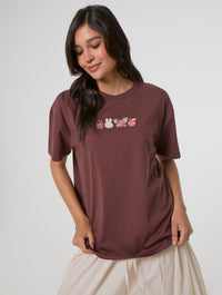 Miffy x Skinnydip Brown Nature T-Shirt Tops & T-Shirts Skinnydip London